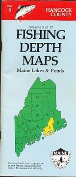 Cover of: Fishing Depth Maps, Maine Lakes & Ponds