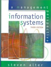 Information systems by Steven Alter