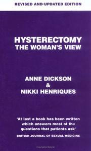 Hysterectomy : the woman's view