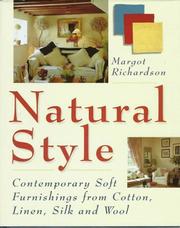 Cover of: Natural Style: Contemporary Soft Furnishings from Cotton, Linen, Silk and Wool