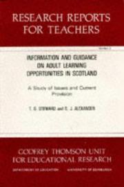 Information and guidance on adult learning opportunities in Scotland : a study of issues and current provision