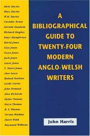 A bibliographical guide to twenty-four modern Anglo-Welsh writers