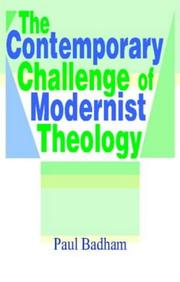 Cover of: The contemporary challenge of modernist theology