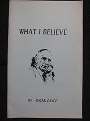 Cover of: What I believe