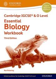 Cover of: Cambridge IGCSE® and o Level Essential Biology: Workbook Third Edition