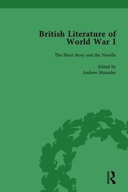 Cover of: British Literature of World War I, Volume 1