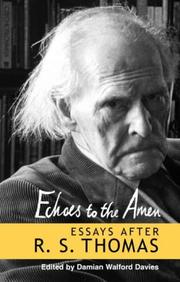 Cover of: Echoes to the Amen: The Achievement of R. S. Thomas