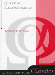 Cover of: Quantum electrodynamics by Richard Phillips Feynman