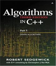 Cover of: Algorithms in C++ Part 5 by Robert Sedgewick