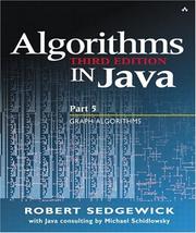 Cover of: Algorithms in Java, Part 5: Graph Algorithms (3rd Edition) (Algorithms in Java)