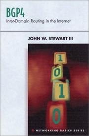 BGP4 by Stewart, John W. III.