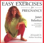 Cover of: Easy Exercises for Pregnancy