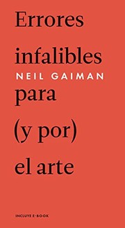 Cover of: ERRORES INFALIBLES by Neil Gaiman