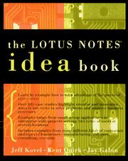 Cover of: The Lotus Notes idea book