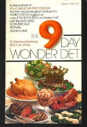 Cover of: Nine Day Wonder Diet by L. M. Elting, Seymour Isenberg