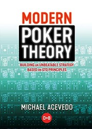Cover of: Modern Poker Theory by Michael Acevedo, Jonathan Little