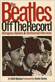 Cover of: Beatles: Off the Record