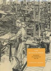 The Kynoch press : the anatomy of a printing house, 1876-1981