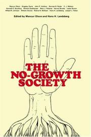 Cover of: The No-growth society