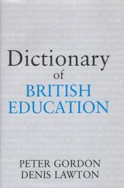Dictionary of British education