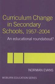 Cover of: Curriculum change in the secondary school