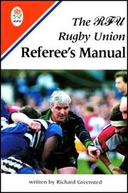 The RFU rugby union referee's manual