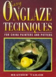 Cover of: Easy Onglaze Techniques (Ceramics)