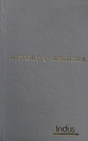 Cover of: History of Bokhara.