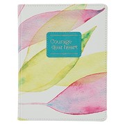 Cover of: Journal Handy Faux Leather Citrus Leaves Courage Dear Heart