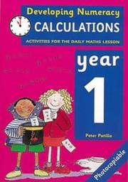 Developing numeracy : calculations : activities for the daily maths lesson. Year 1