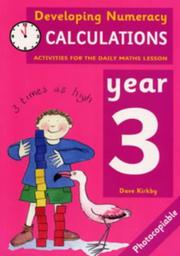 Developing numeracy : calculations : activities for the daily maths lesson. Year 3