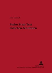 Cover of: Psalm 24 als Text zwischen den Texten by Jerzy Seremak