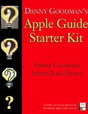 Cover of: Danny Goodman's apple guide starter kit