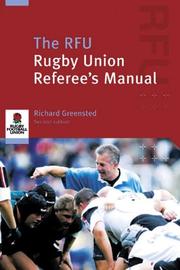 The RFU Rugby Union referee's manual