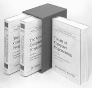 Cover of: Art of Computer Programming, The, Volumes 1-3 Boxed Set (2nd Edition) (The Art of Computer Programming Series)