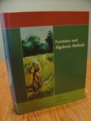 Cover of: Functions and algebraic methods