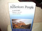 Cover of: The American people: a history
