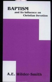 Cover of: Baptism and its influence on Christian devotion
