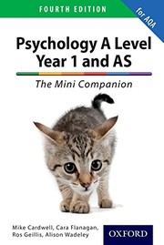 Cover of: Psychology A Level Year 1 and AS: The Mini Companion