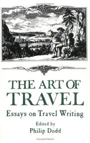 Cover of: The Art of travel by edited by Philip Dodd.