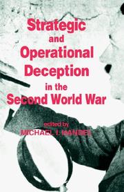 Cover of: Strategic and operational deception in the Second World War