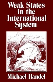 Cover of: Weak states in the international system