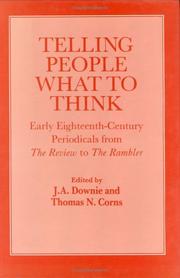 Telling people what to think : early eighteenth-century periodicals from the Review to the Rambler