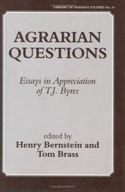 Agrarian questions : essays in appreciation of T.J. Byres