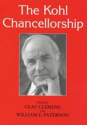 Cover of: The Kohl chancellorship