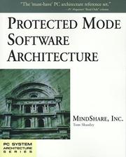 Cover of: Protected mode software architecture