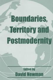 Cover of: Boundaries, Territory and Postmodernity (Cass Studies in Geopolitics) by David Newman