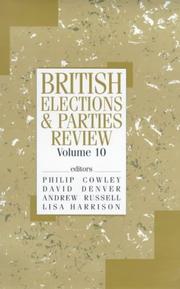 Cover of: British Elections and Parties Review (British Elections)