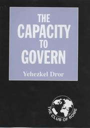 The capacity to govern : a report to the Club of Rome