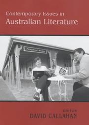 Cover of: Contemporary Issues in Australian Literature: International Perspectives